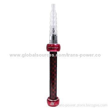 High-quality BDC atomizer e-hookah/Wat hookah e-hose/1,300mAh auto battery/water sound/LED display